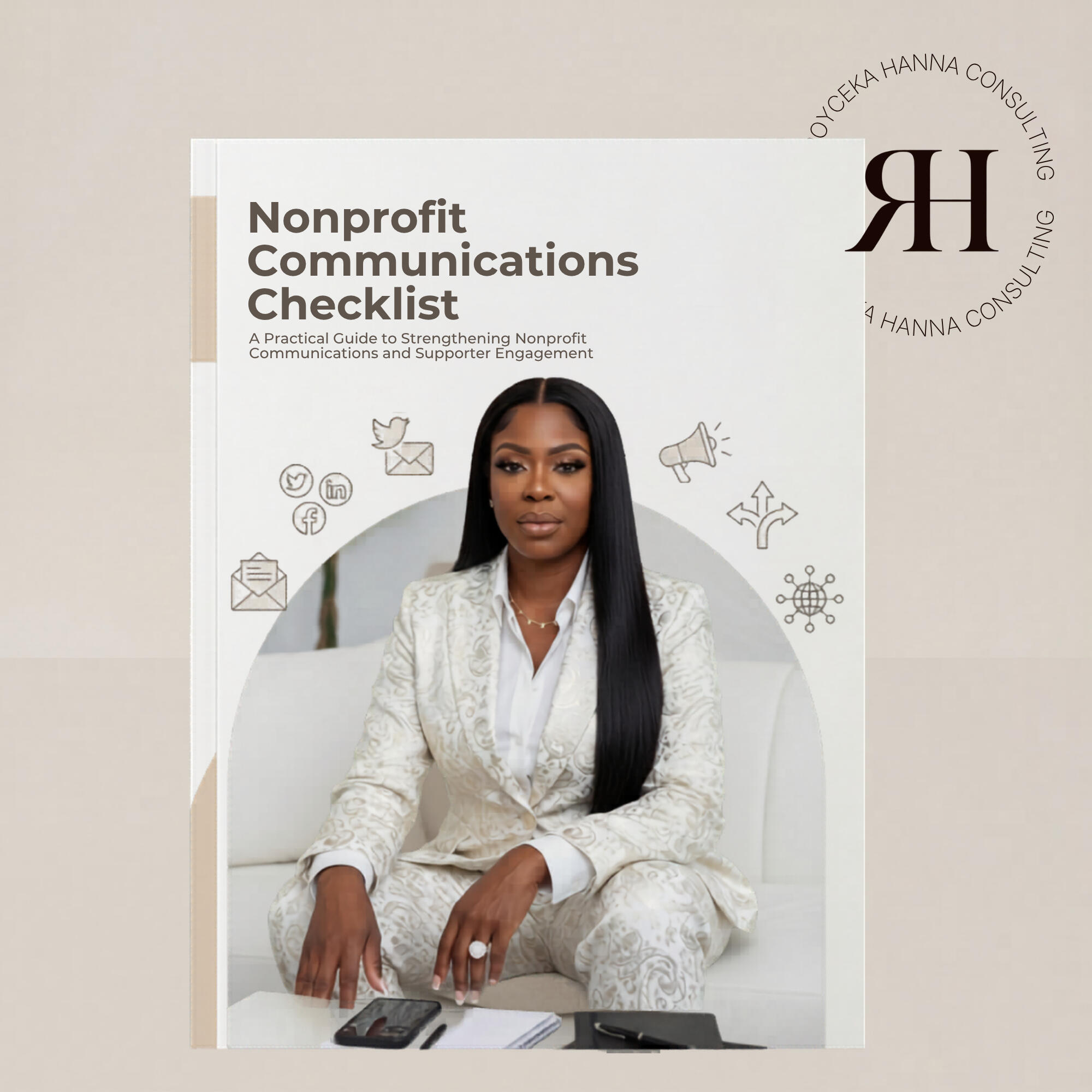 Royceka Hanna Consulting monogram logo