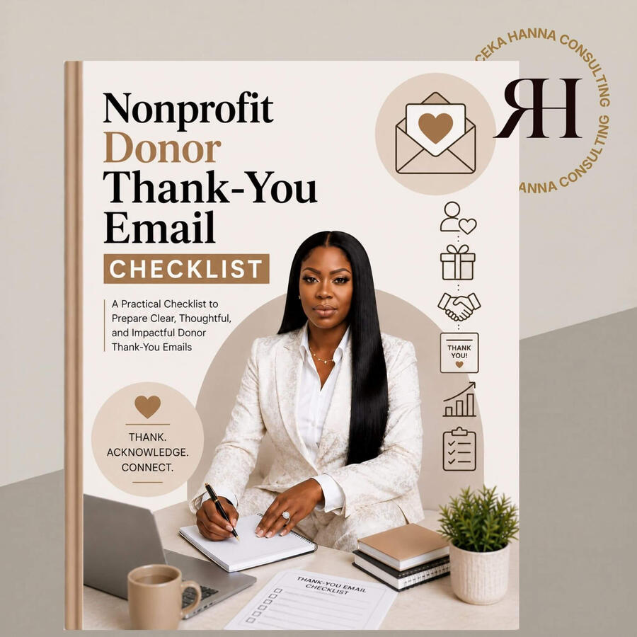 Nonprofit Donor Thank-You Email Checklist