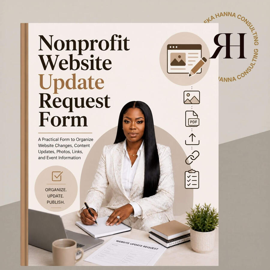 Nonprofit Website Update Request Form